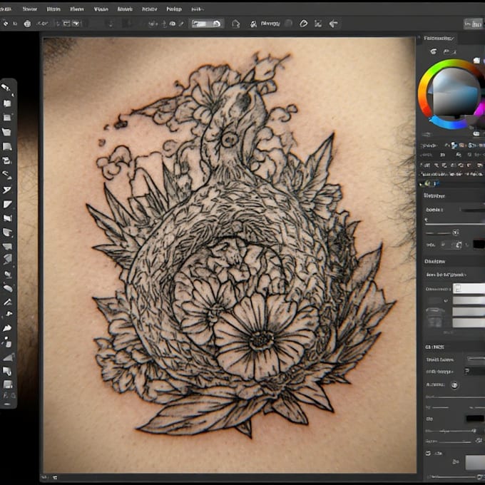 design professional tattoo and custom tattoo