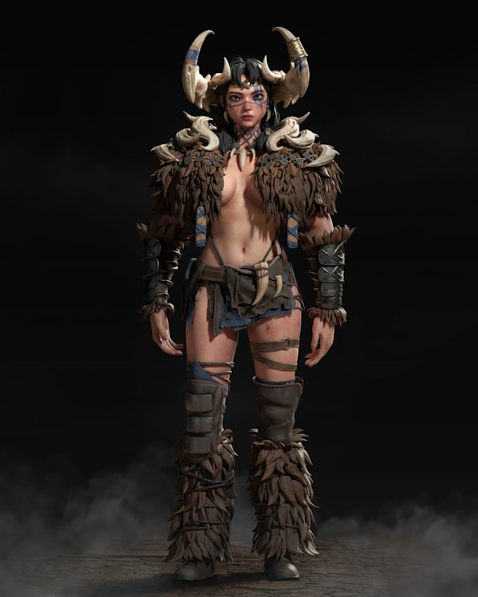 do unreal engine 3d character modeling stylized 3d game character model for film