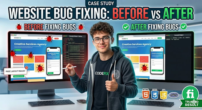 fix HTML CSS PHP bugs