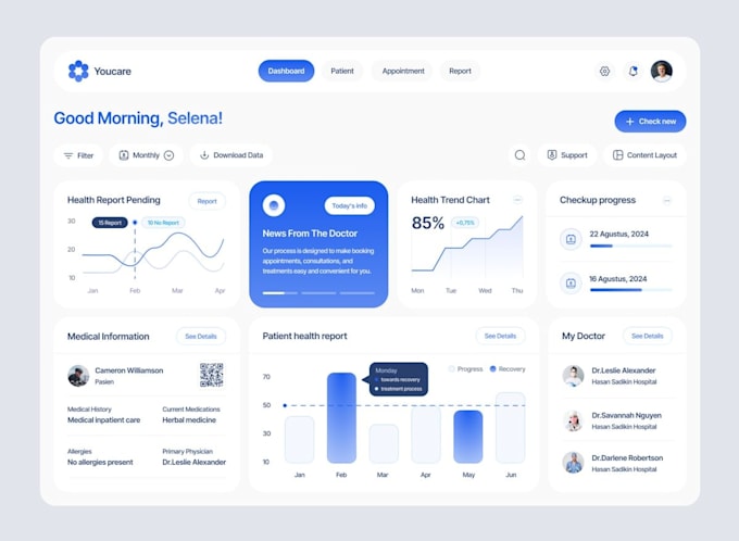 develop ai powered medical app for smart healthcare systems