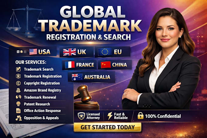 be your US licensed attorney for your trademark application