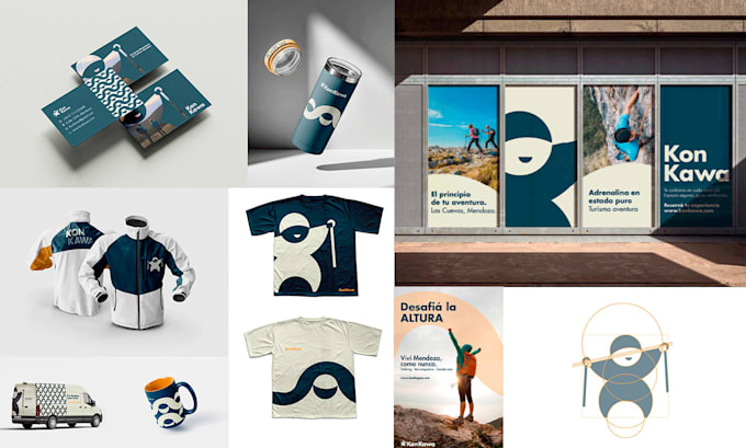 design a professional branding, minimalist visual identity