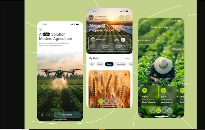 develop farm management app for monitoring livesstock and crop conditions