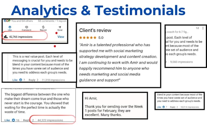 do linkedin content for you