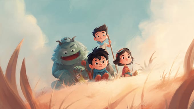 draw cartoon illustration art