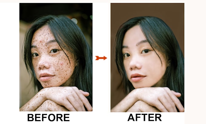 do professional photo retouching and skin editing