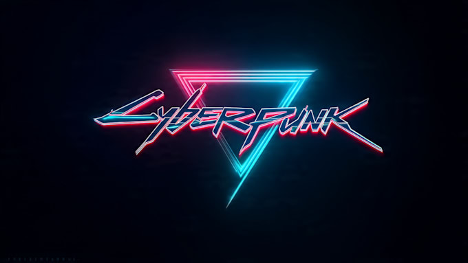 create futuristic cyberpunk style or mecha logo for you