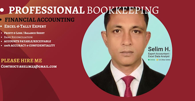 do professional bank reconciliation and excel data cleanup