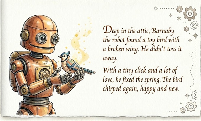 create personalized children books with custom illustrations