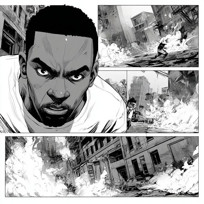 do comic book illustration, comic graphic novel