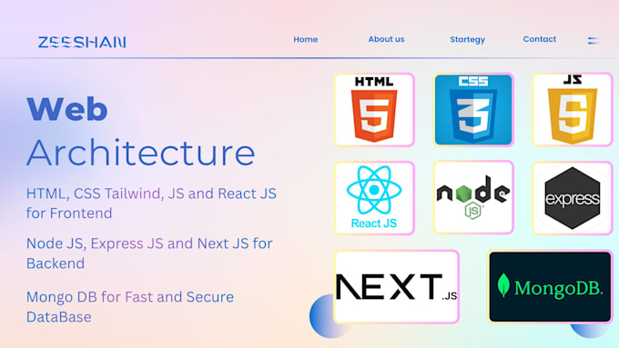 build a full stack website using react, node, and mongodb