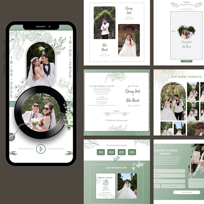 build a wedding website with rsvp guestbook and google sheet