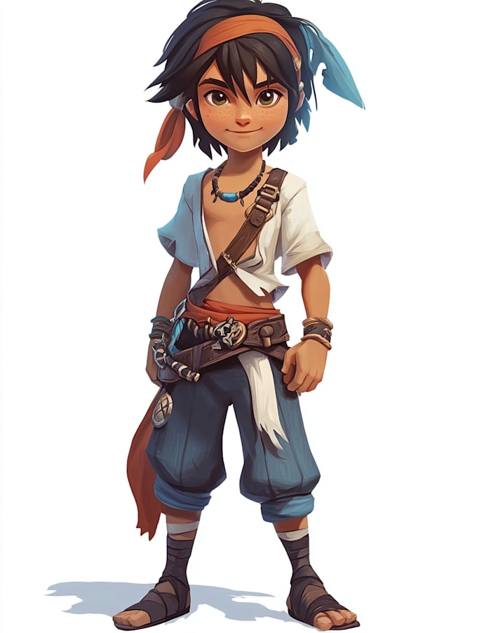 draw 2d game character or 2d game character