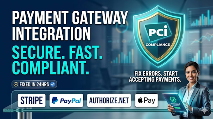 integrate a secure 2d 3d payment gateway fix processor errors for any website