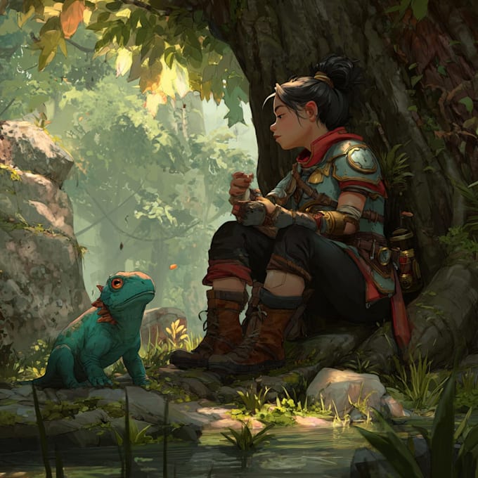 draw your fantasy character