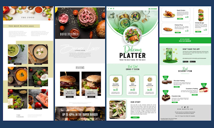 design and code responsive HTML email template