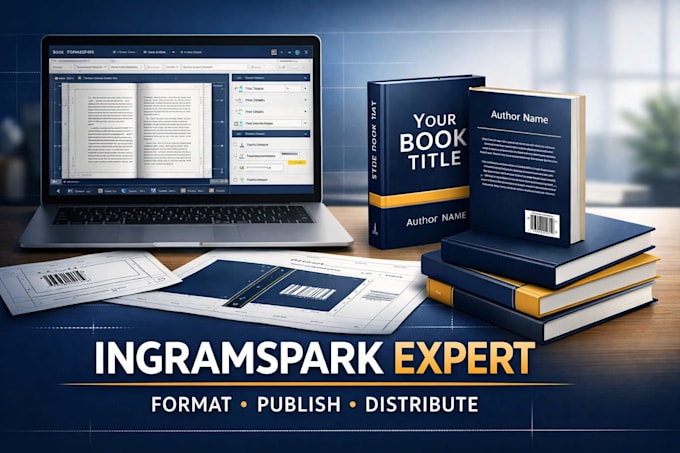 design KDP and ingram spark book cover