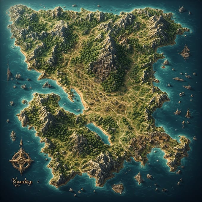 turn your map into fantasy map