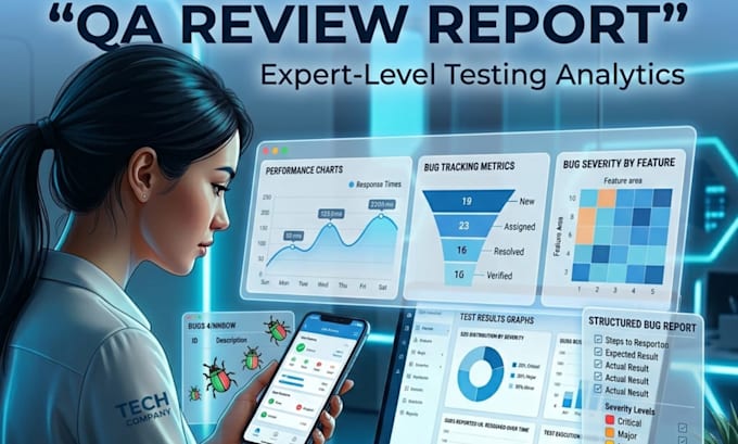 qa review and test ios app, website review, and android app user experience