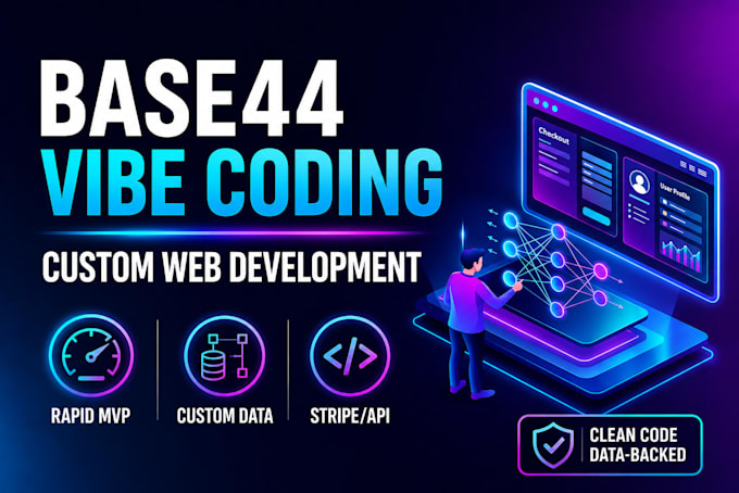 do base44 vibe coding and custom web development