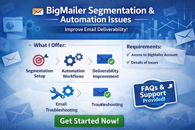 fix bigmailer subscriber segmentation automation workflow email deliverability