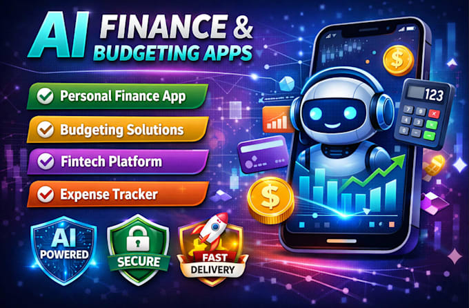 develop ai personal finance app, budgeting tool, fintech app, expense tracker