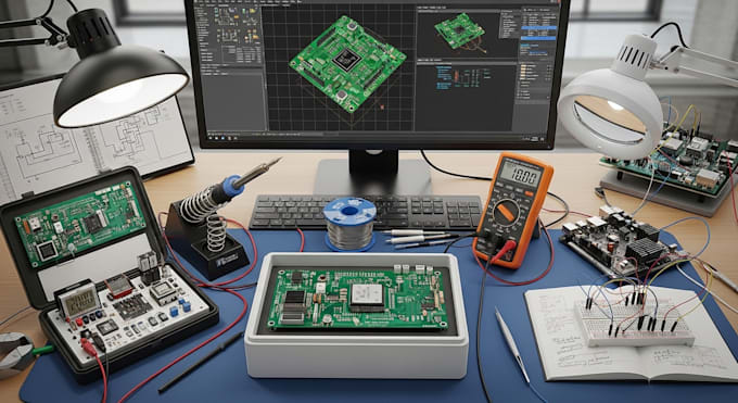 hardware prototyping, pcb design and embedded systems
