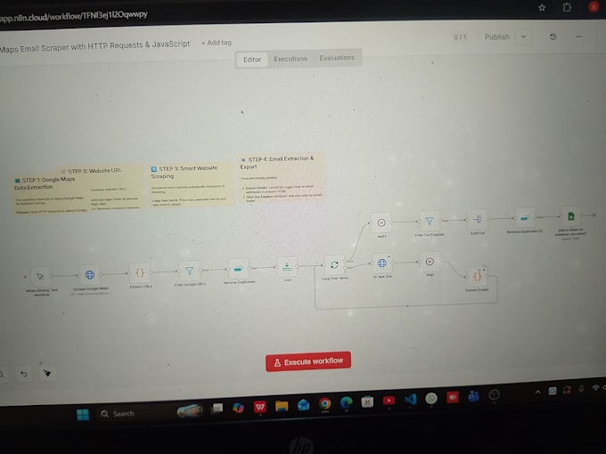 scrape real estate leads with emails using google maps