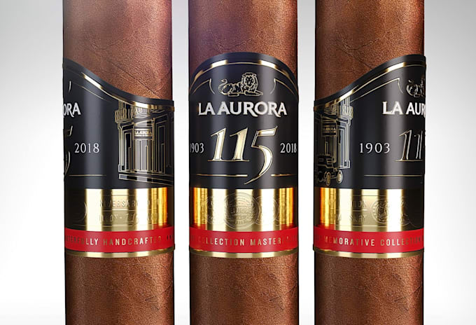 create premium cigar band and luxury label design