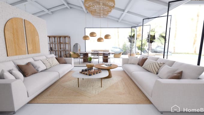 create 3d interior design using homebyme