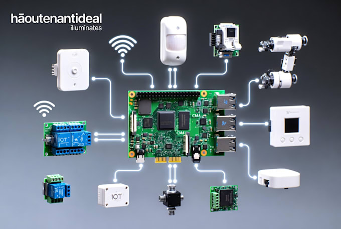 design cm4 robotics controller pcb, bldc motor driver, pmsm and mcu system