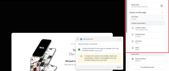 set up facebook pixel and capi with server side tracking