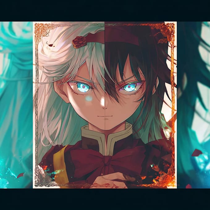 draw anime characters illustration