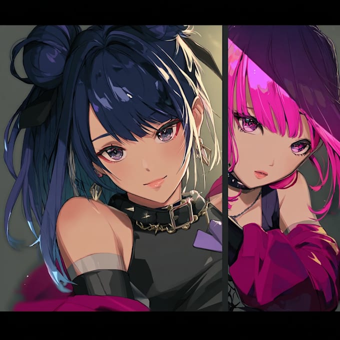 draw anime character illustration