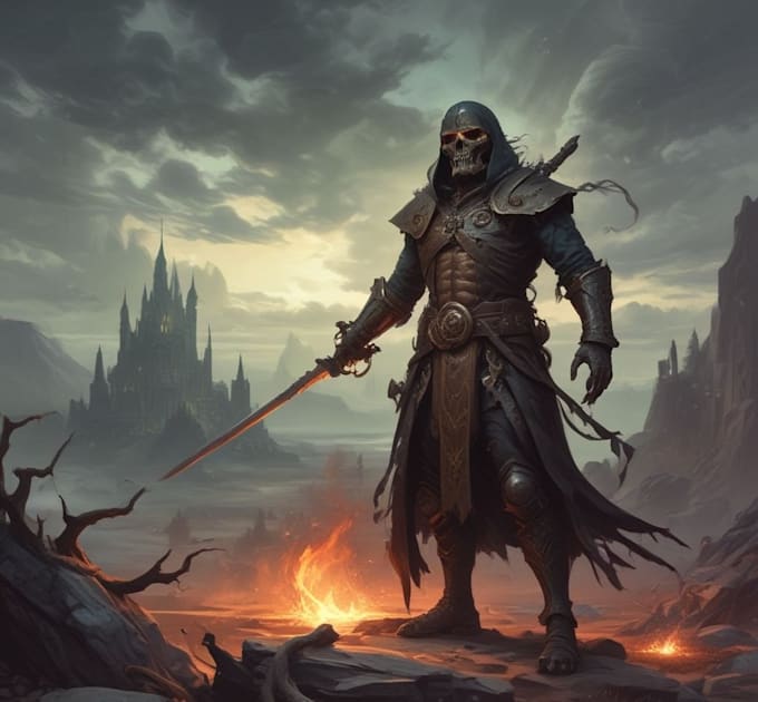 fantasy horror and fantasy horror character