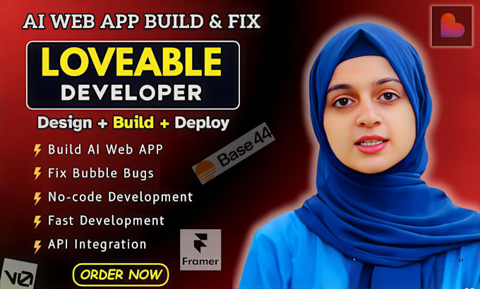 fix, build fast web app with base44, lovable, softr bubble ai, cursor, replit ai