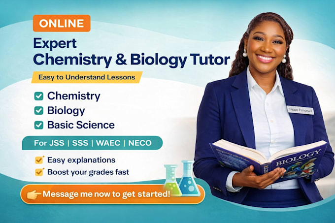 teach chemistry, biology, maths and basic science clearly