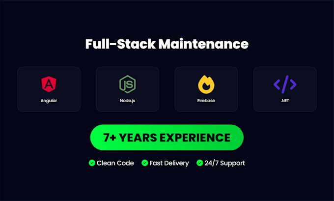 fix angular node js firebase and net bugs fast