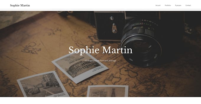 je vais créer votre site vitrine en HTML et CSS