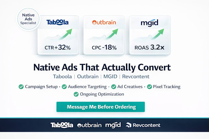 do your native ads taboola outbrain ads manager native campaigns that convert