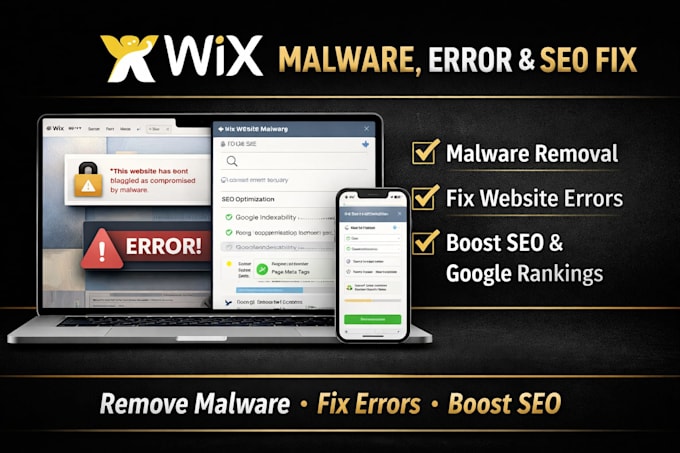 secure your wix website, fix errors and boost SEO
