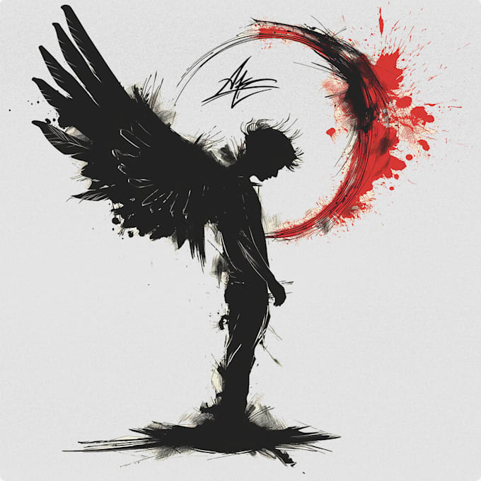 design japanese ink style tattoo