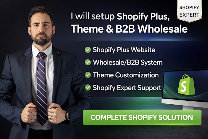 setup shopify plus website shopify theme shopify b2b wholesale shopify support