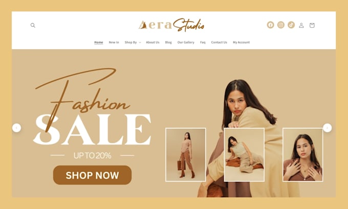 clothing shopify store fashion store beauty website luxury clothing store