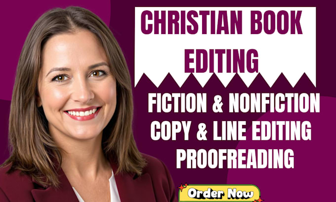 be your developmental editor, book editor for christian ebook in 24hrs