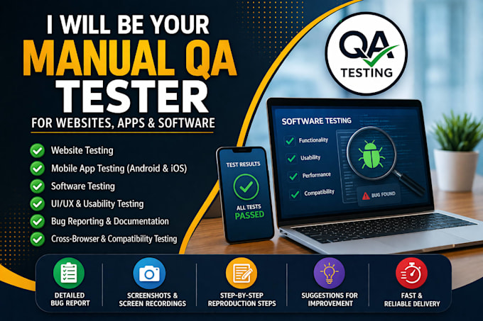 be your manual QA tester for websites, apps, and software