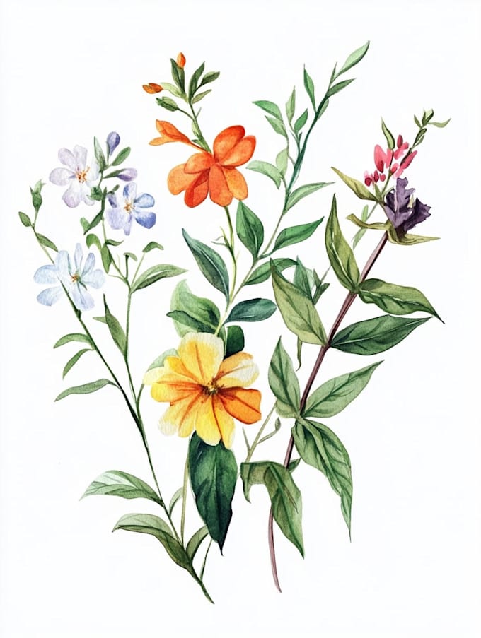 design a botanical illustration