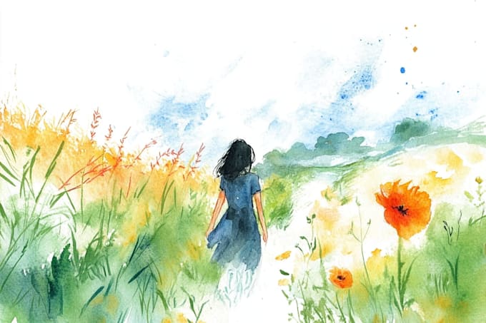 draw a watercolor illustration