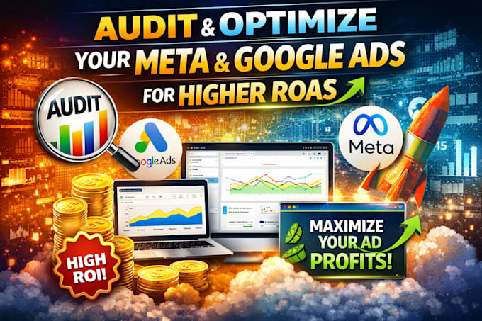 audit and optimize your meta and google ads for higher roas