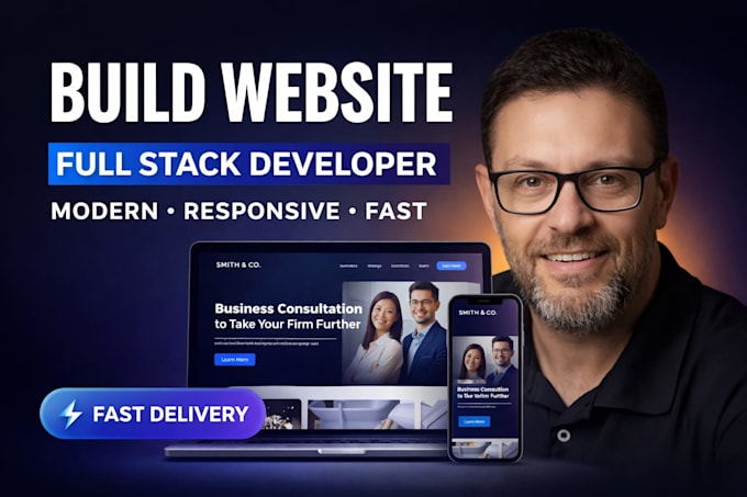 do custom website development as full stack developer PHP laravel html css react
